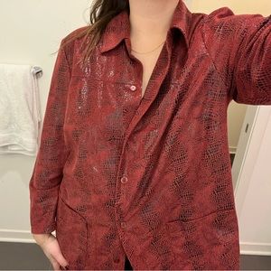 Vintage snakeskin Overshirt